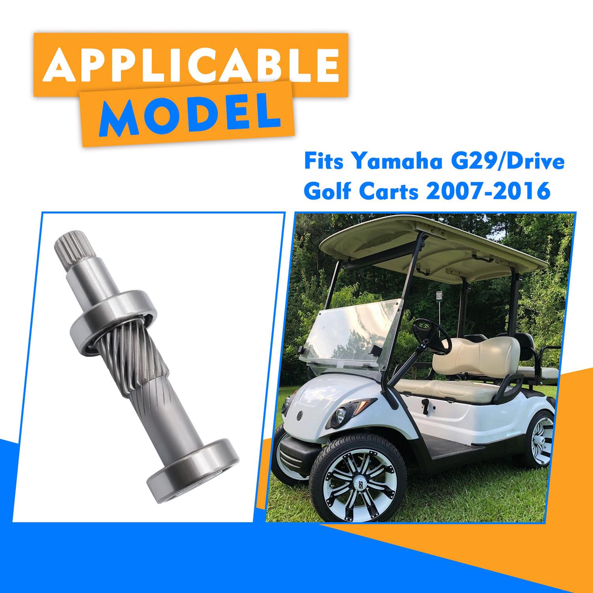 CLUBRALLY installation view illustrating easy fit into Yamaha G29