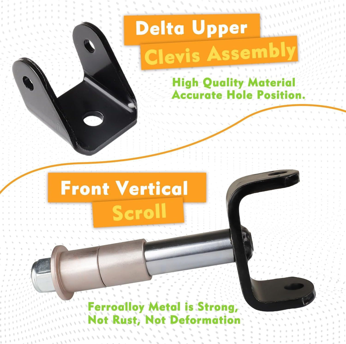 CLUBRALLY King pin repair kit boosts steering stability.