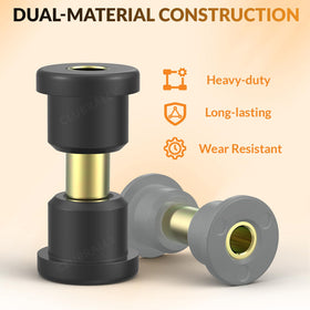 Durable bushing steel components for reliable suspension fit