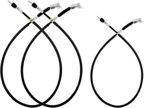 CLUBRALLY long brake cable on Yamaha Ydre for smoother throttle control.