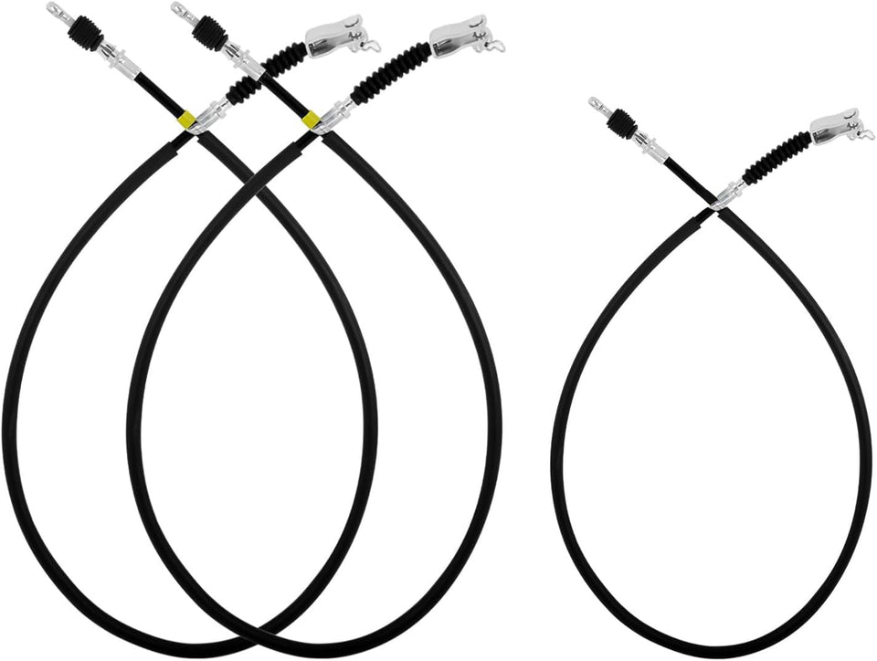 CLUBRALLY long brake cable on Yamaha Ydre for smoother throttle control.