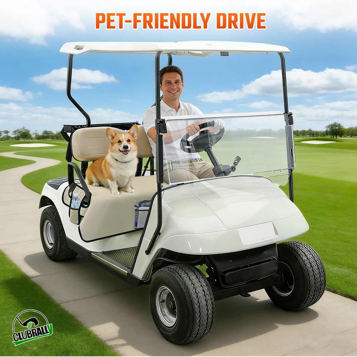 CLUBRALLY machine-washable cover makes maintenance quick and hassle-free.