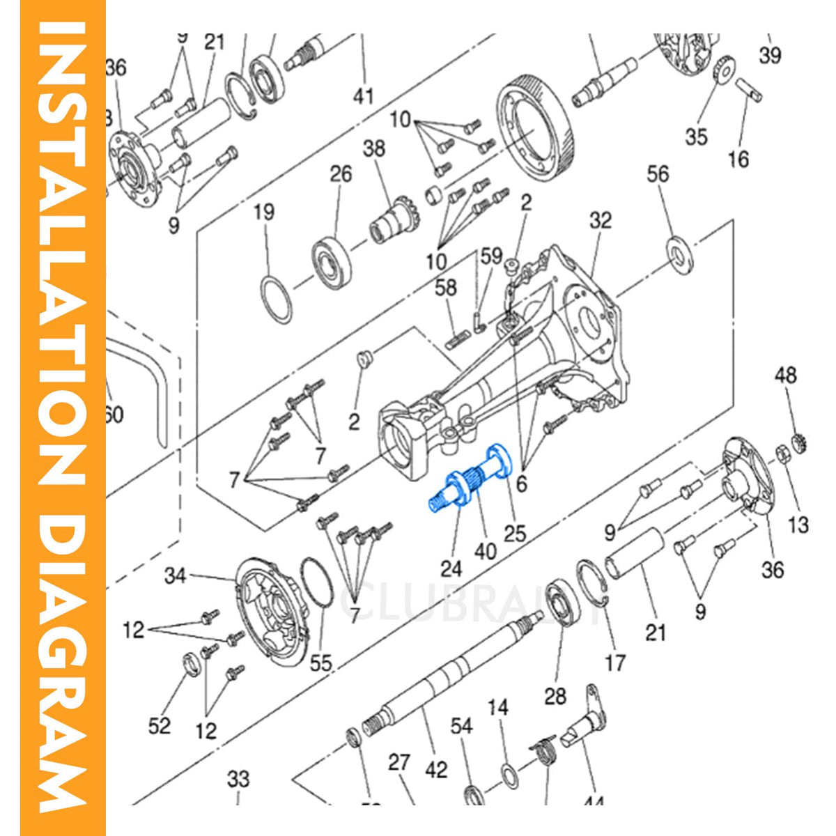 CLUBRALLY metal alloy shaft detail with high-precision finish