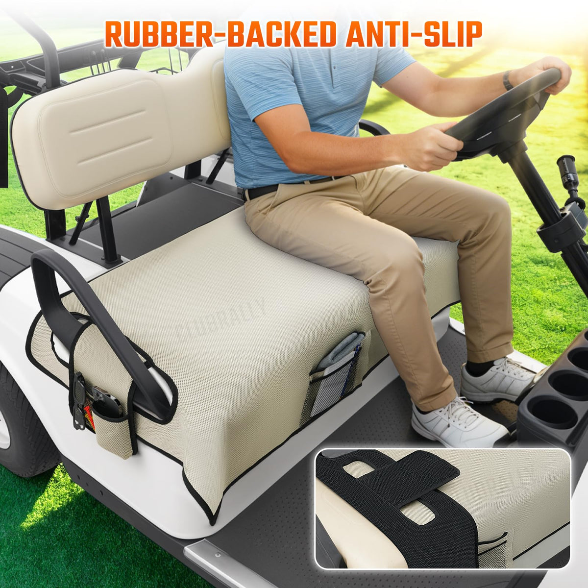 CLUBRALLY moisture-wicking fabric delivers cool comfort in hot days and warmth when needed.