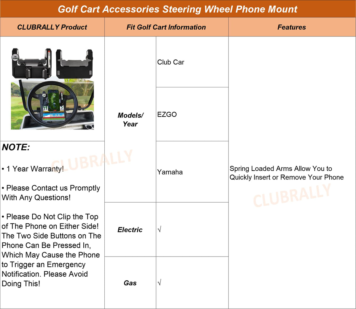 Non-slip rubber grip keeps the cradle secure.