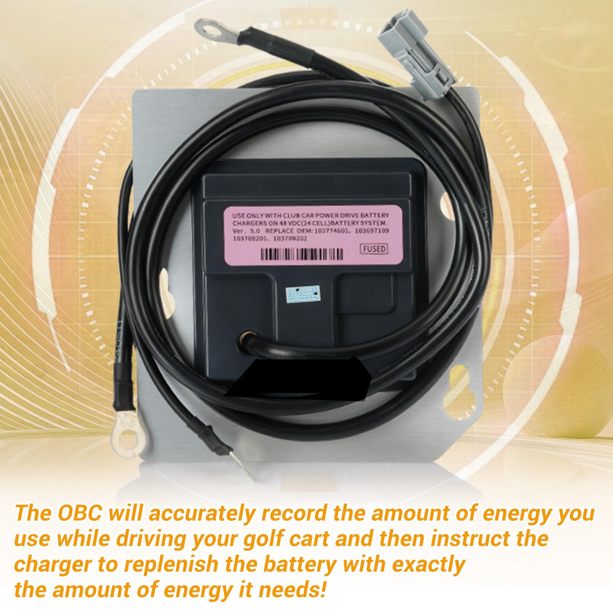 CLUBRALLY OBC 48V dashboard installation demonstrates straightforward wiring and reliable mounting.