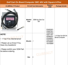 CLUBRALLY OBC 48V compact unit supports easy diagnostics and maintenance checks.