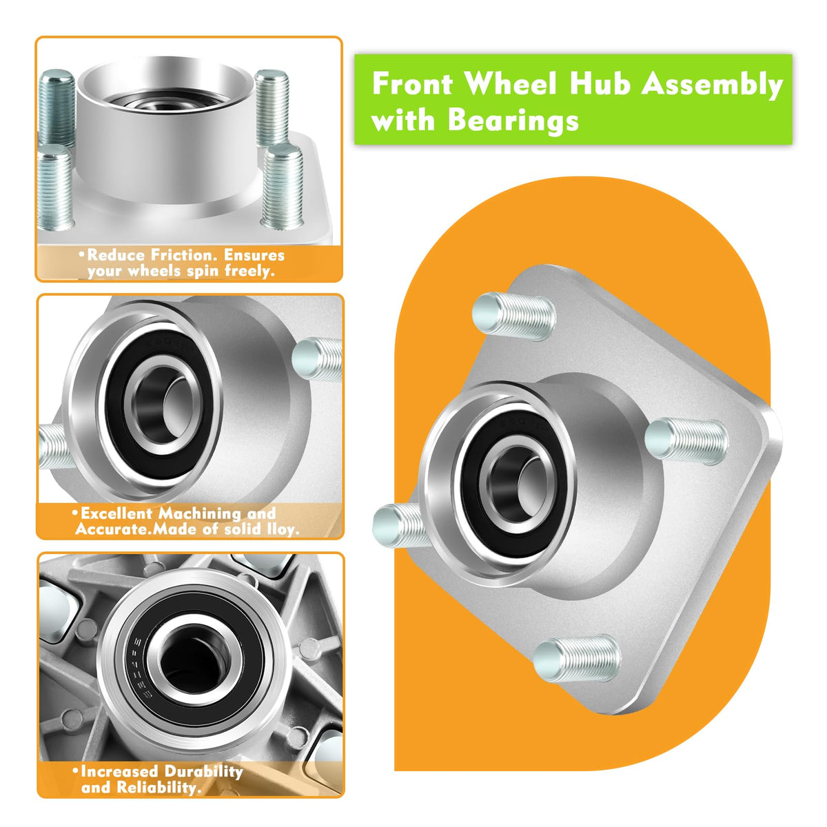 OEM 102357701 hub assembly by CLUBRALLY for reliable compatibility