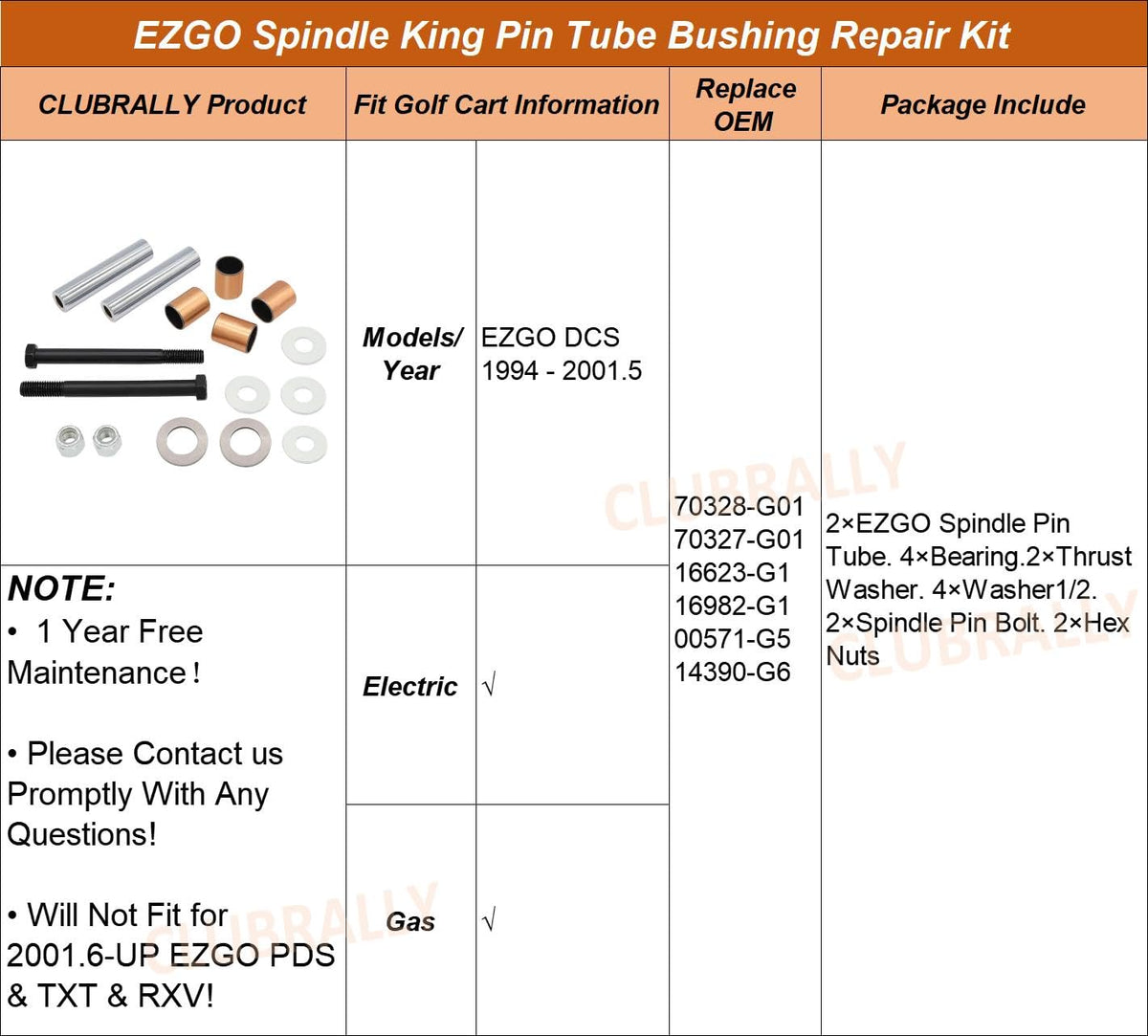 CLUBRALLY OEM references 70328-G01 and 70327-G01 compatibility notes.