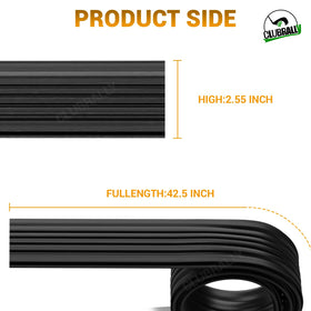 OEM-compatible CLUBRALLY edge guard for Club Car DS 1987-Up.