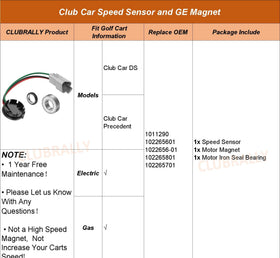 Package includes sensor, magnet, and bearing ready for install.