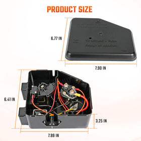 CLUBRALLY package includes one electrical component box assembly for setup.