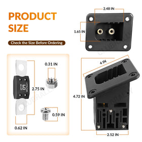 CLUBRALLY packaged EZGO charger receptacle ready for replacement.