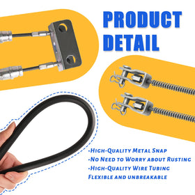 ClubRally passenger-side brake cable for EZGO TXT improves stopping performance.
