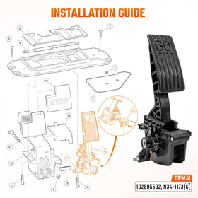 CLUBRALLY includes pedal and throttle sensor for a complete upgrade