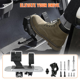 CLUBRALLY pedal assembly installed in a Club Car Precedent for easy upgrade.