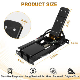 One CLUBRALLY EZGO PDS pedal box with ITS sensor for easy replacement.