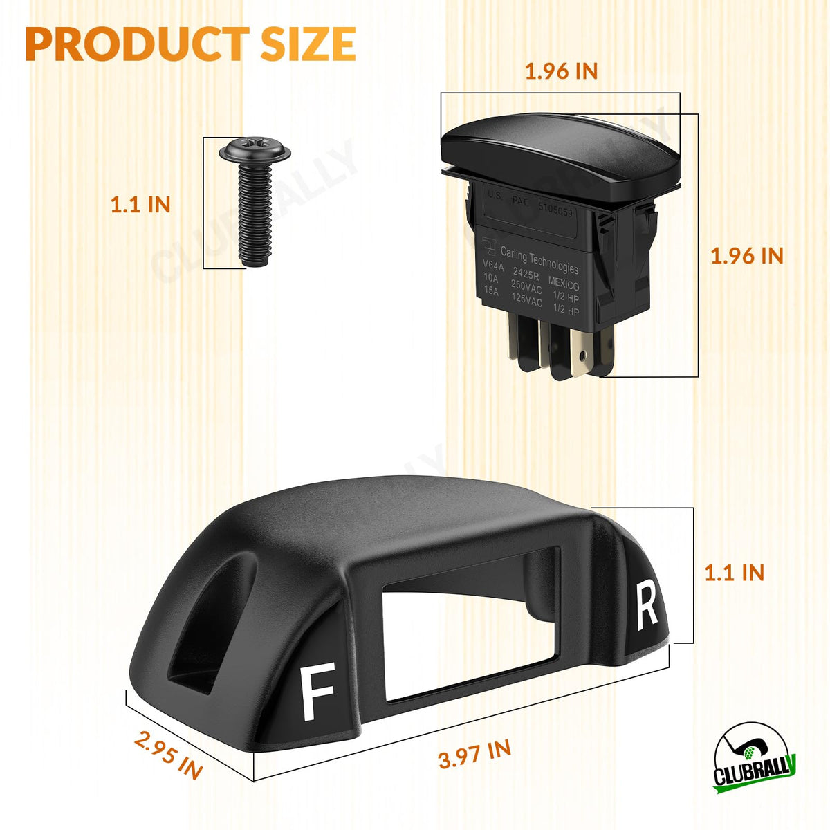 CLUBRALLY plug-and-play design enables fast vehicle upgrades.