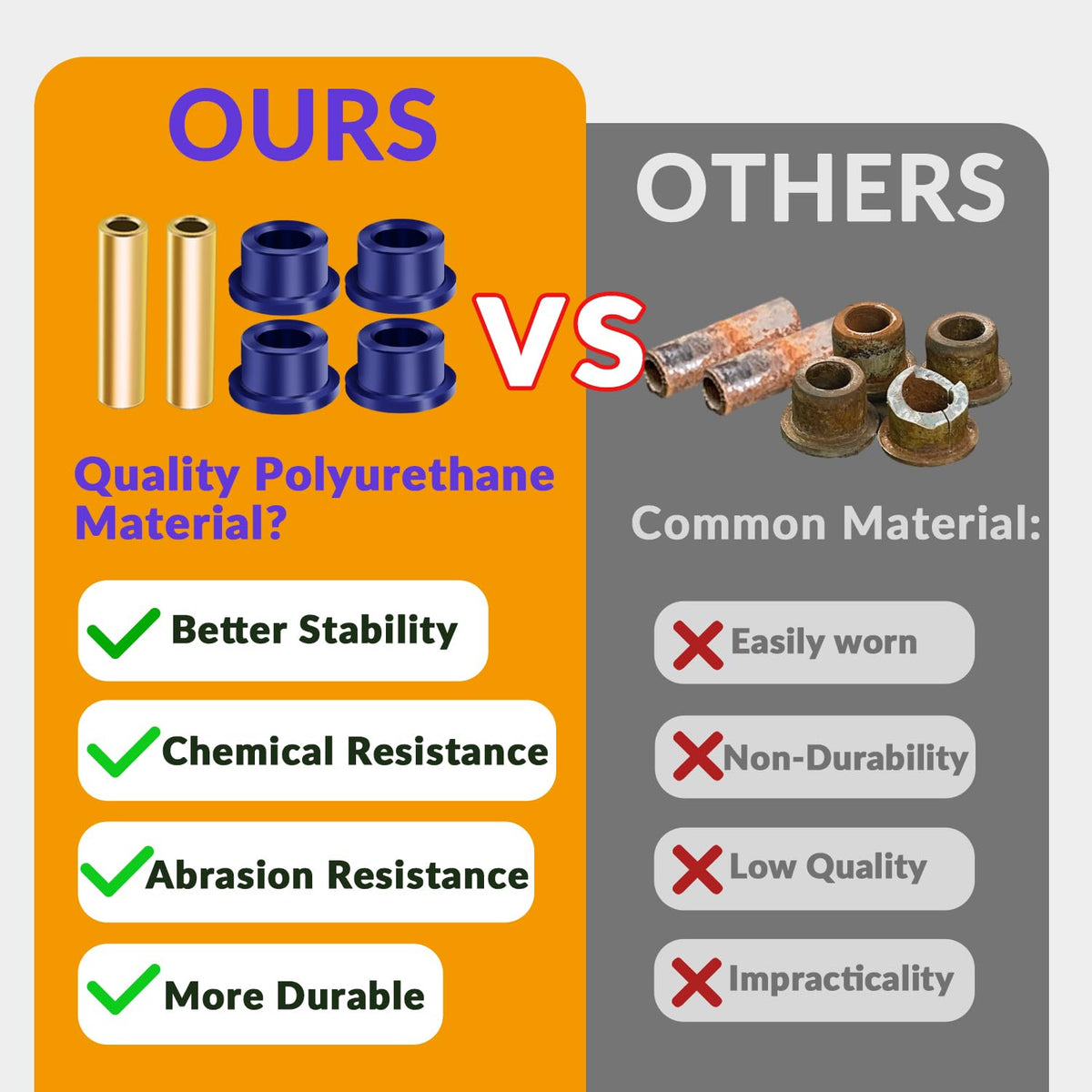 ClubRALLY outer and inner sleeves ensure easy, secure installation.