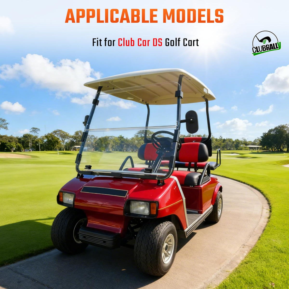 CLUBRALLY premium materials ensure reliable performance during regular cart use