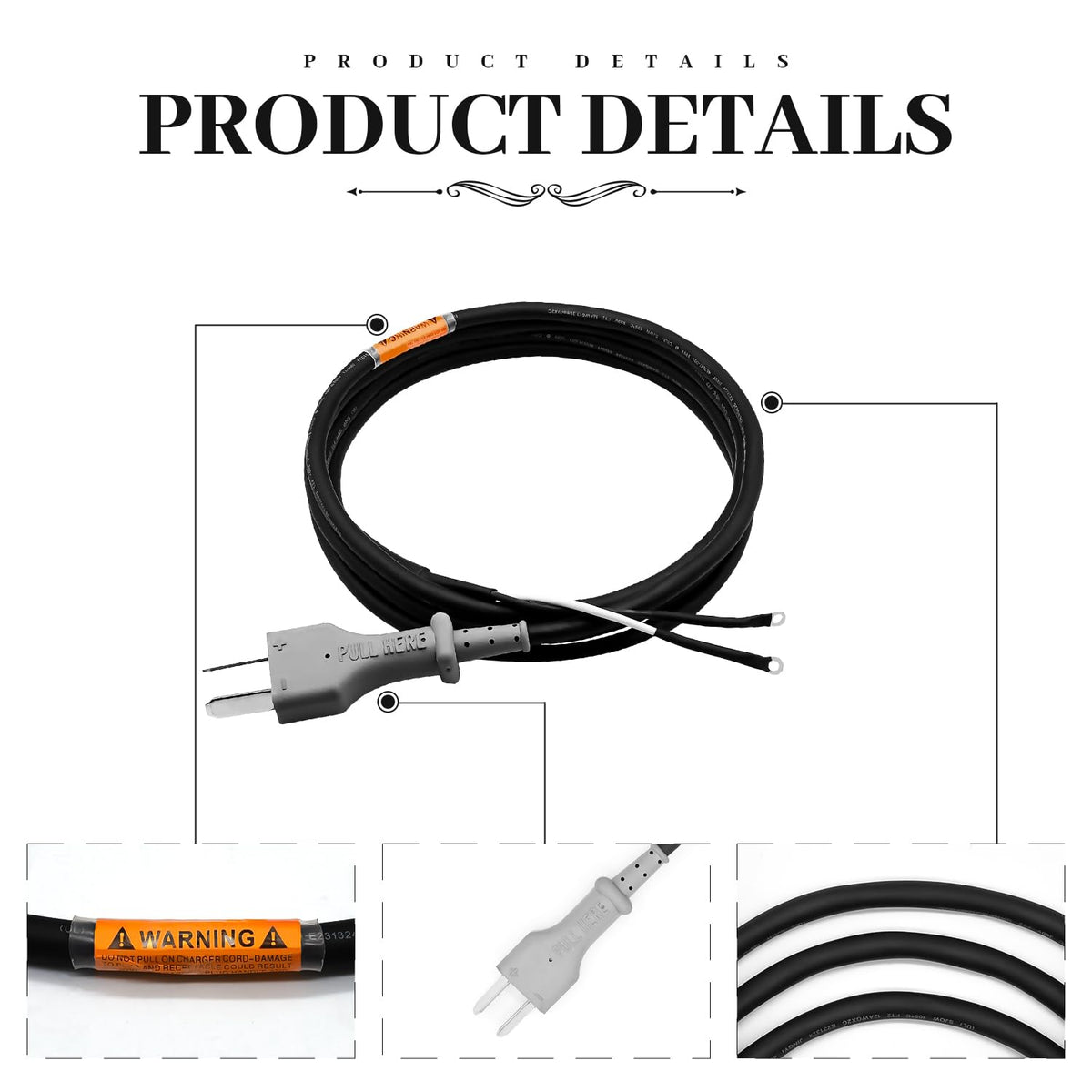 CLUBRALLY plug in PTV nylon for durability and heat resistance