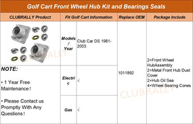 CLUBRALLY high-quality hub kit designed for reliable daily use