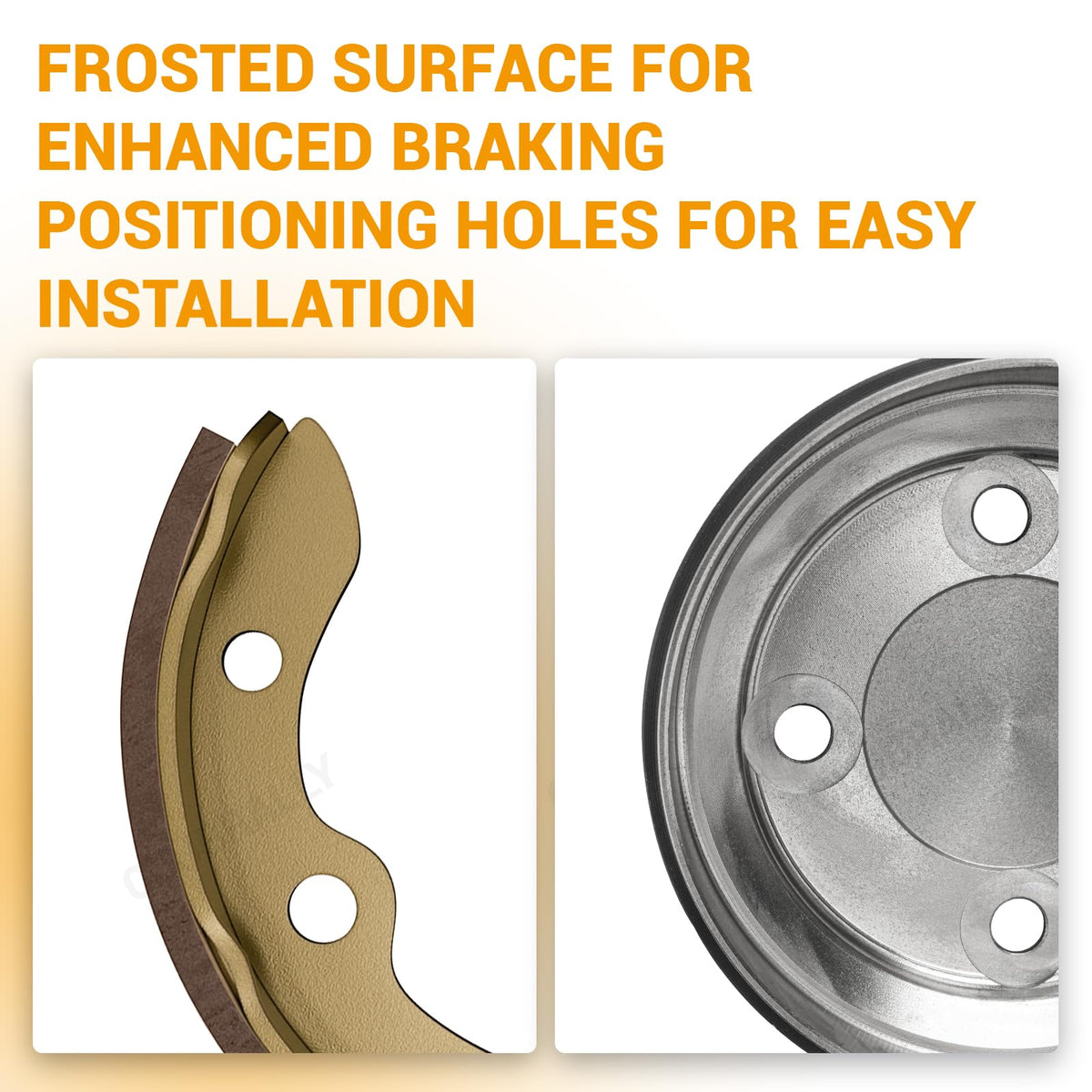 CLUBRALLY rear brake cog adjuster, precise clearance control.