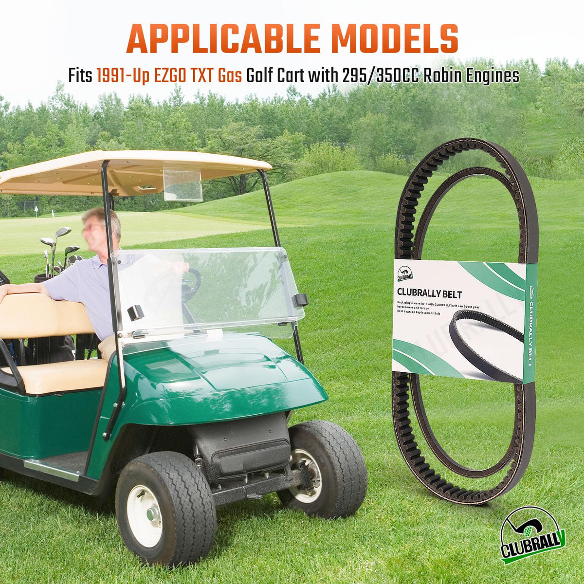 ClubRally Robin engines support kit; compatible with 295/350cc engines.