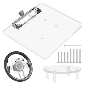 CLUBRALLY scorecard holder with clear acrylic for easy viewing on carts.