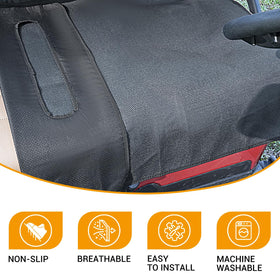 CLUBRALLY seat-cover-with-armrests-secure-fit reduces movement during trips
