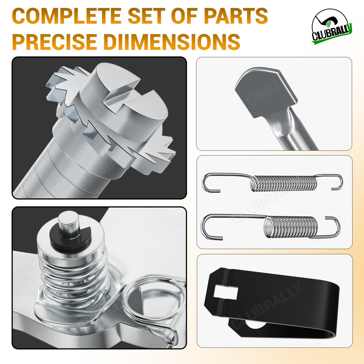 CLUBRALLY self adjusting lever assembly, simple installation.