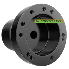 CLUBRALLY EZGO TXT/RXV 5-6 hole steering wheel adapter improves control.