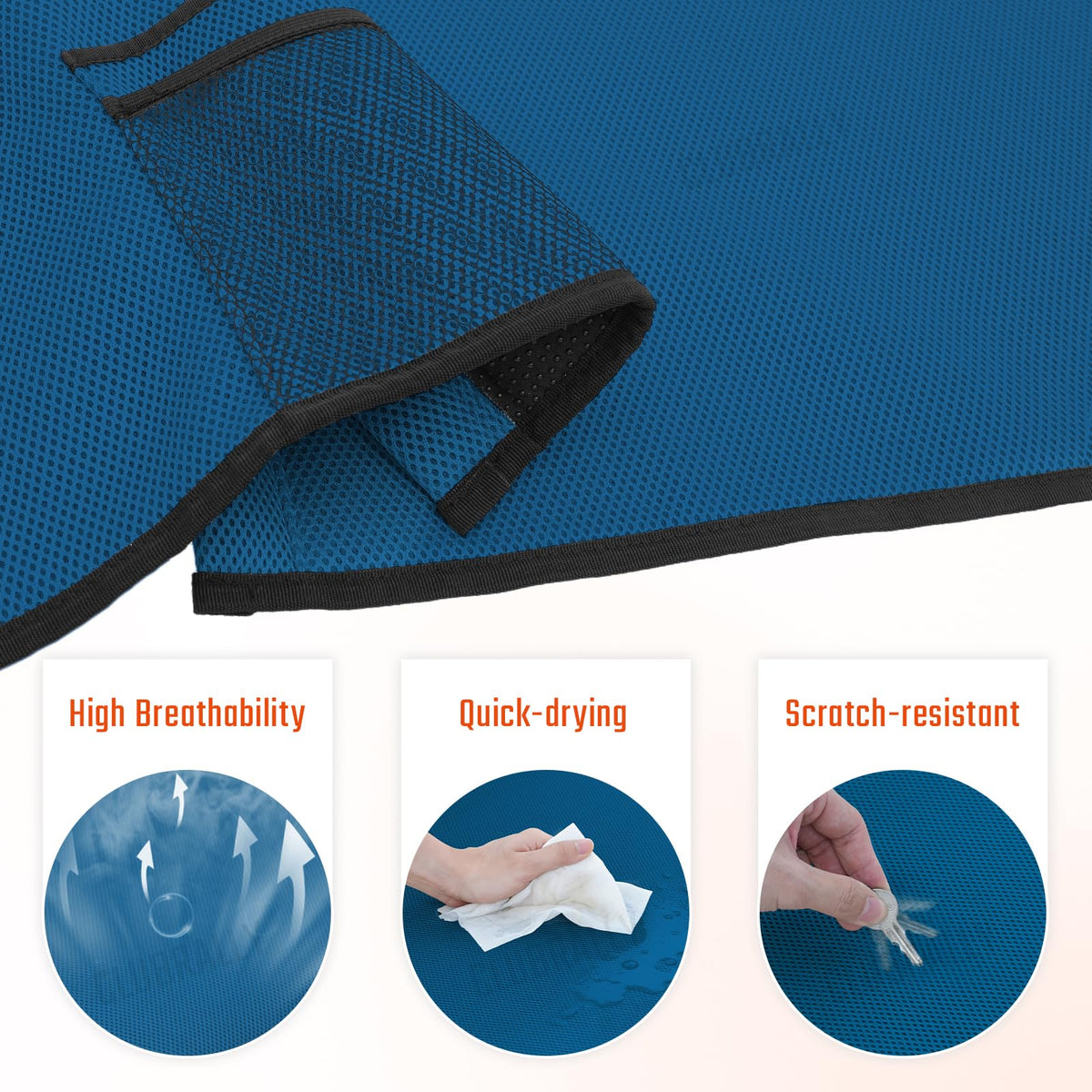 ClubRally storage pockets blue front pocket for convenient essentials