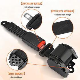 CLUBRALLY SUS304 screws included for durable, corrosion-resistant installation.