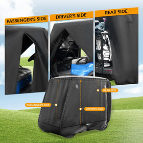 CLUBRALLY three-zippered doors provide easy access without removal.