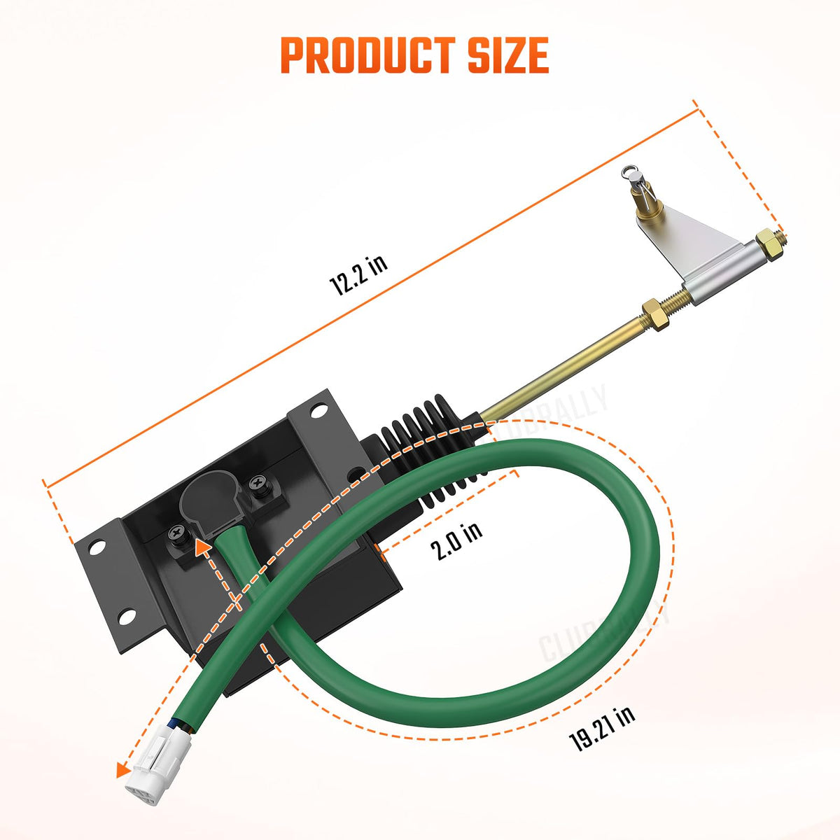 ClubRally boot seals protect the throttle assembly from wear and debris