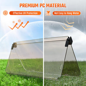 CLUBRALLY tinted windshield reduces glare and preserves visibility on bright days