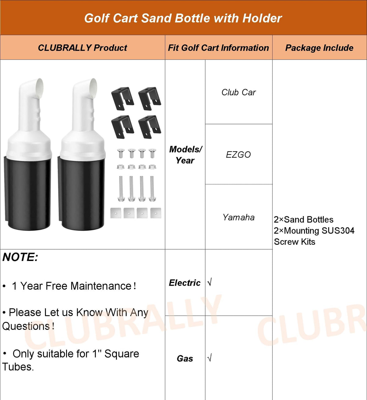 ClubRally sand bottle kit promotes efficient course maintenance for clubs