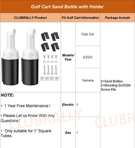ClubRally sand bottle kit promotes efficient course maintenance for clubs