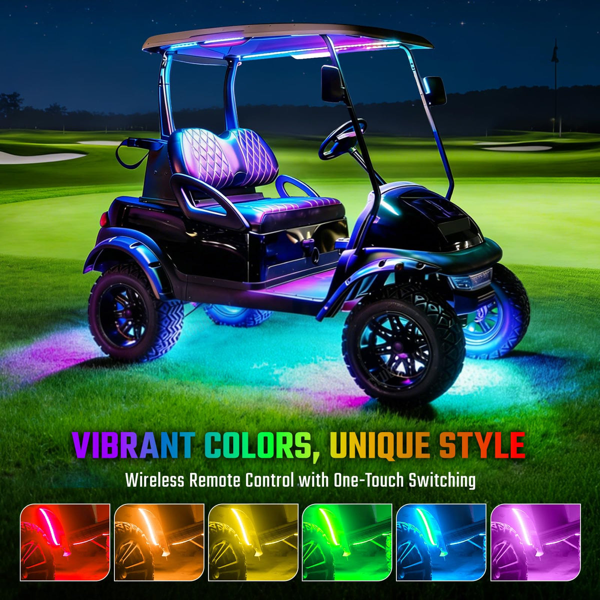 CLUBRALLY underbody LED strip side installation demonstrates flexible fit