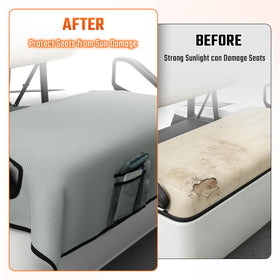 ClubRally UV and spill protection helps preserve seats and extend life.