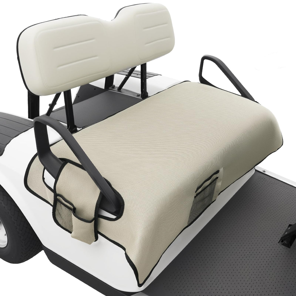 CLUBRALLY universal seat blanket provides versatile cart protection for EZGO and Club Car.