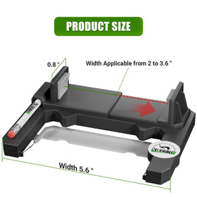 Waterproof and durable construction protects devices outdoors.