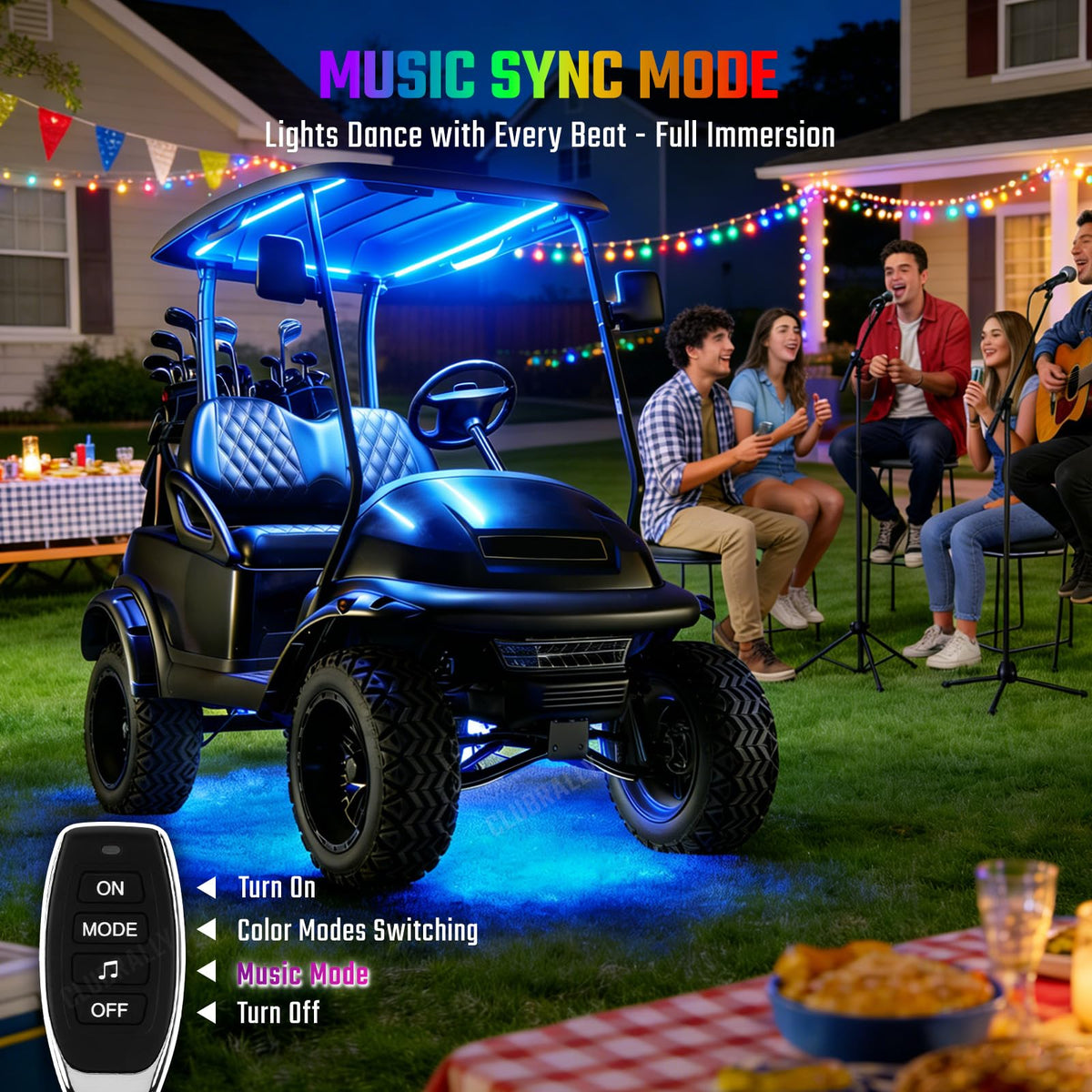 CLUBRALLY waterproof LED strip designed for outdoor use