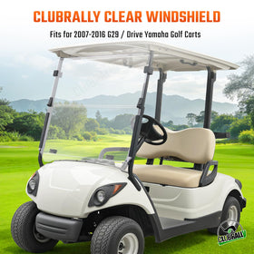 CLUBRALLY clear windshield shields wind and rain during rides