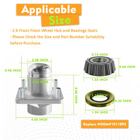 CLUBRALLY wheel bearing cones for smooth rotation