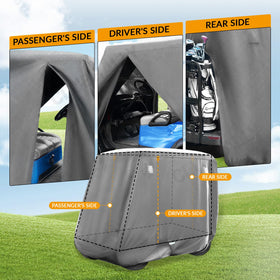 ClubRally windproof design with elastic band and buckles ensures secure fit