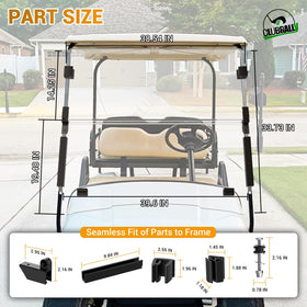 CLUBRALLY clip and screws kit for easy windshield installation