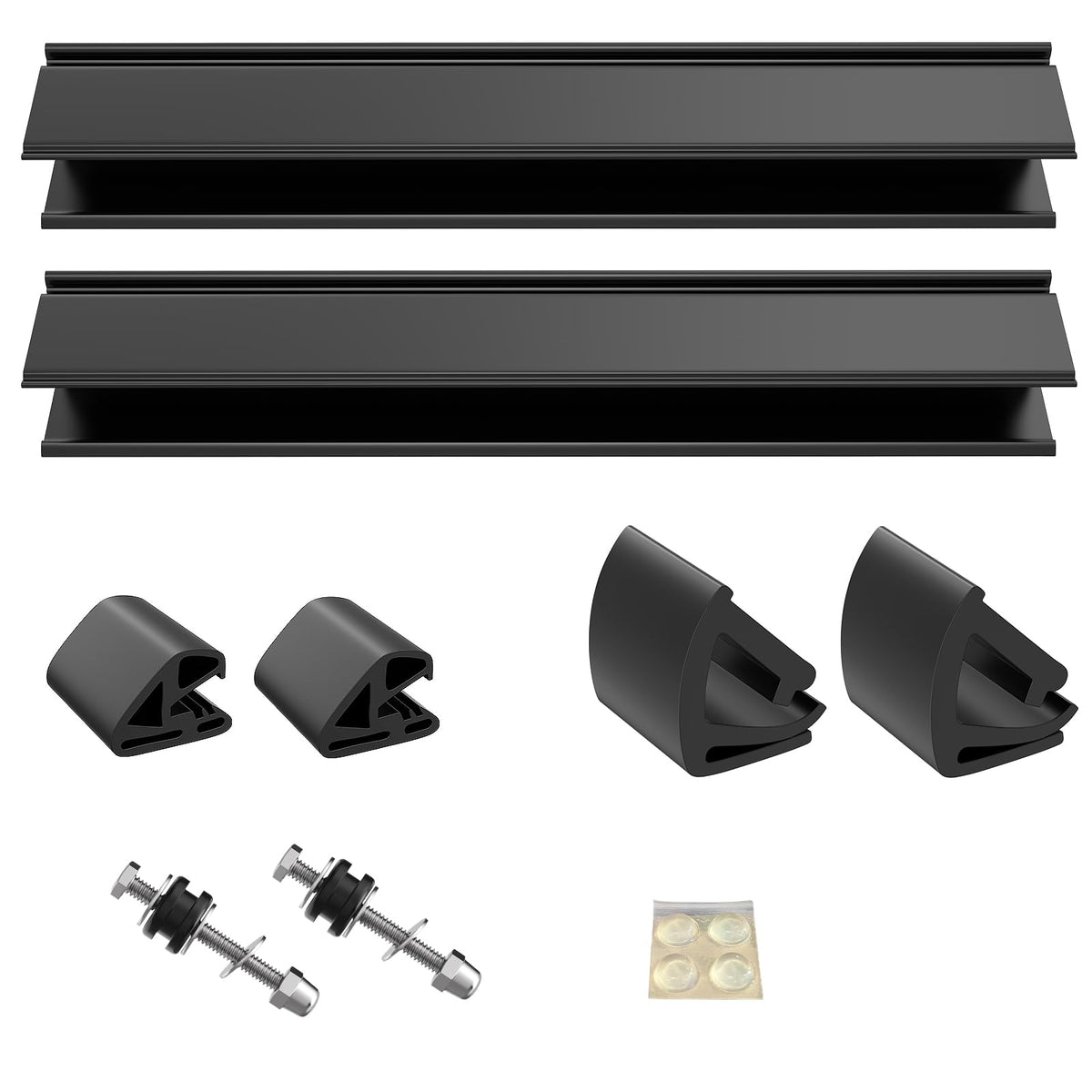 Clubrally windshield retaining clips kit front view secures Club Car Precedent windshield