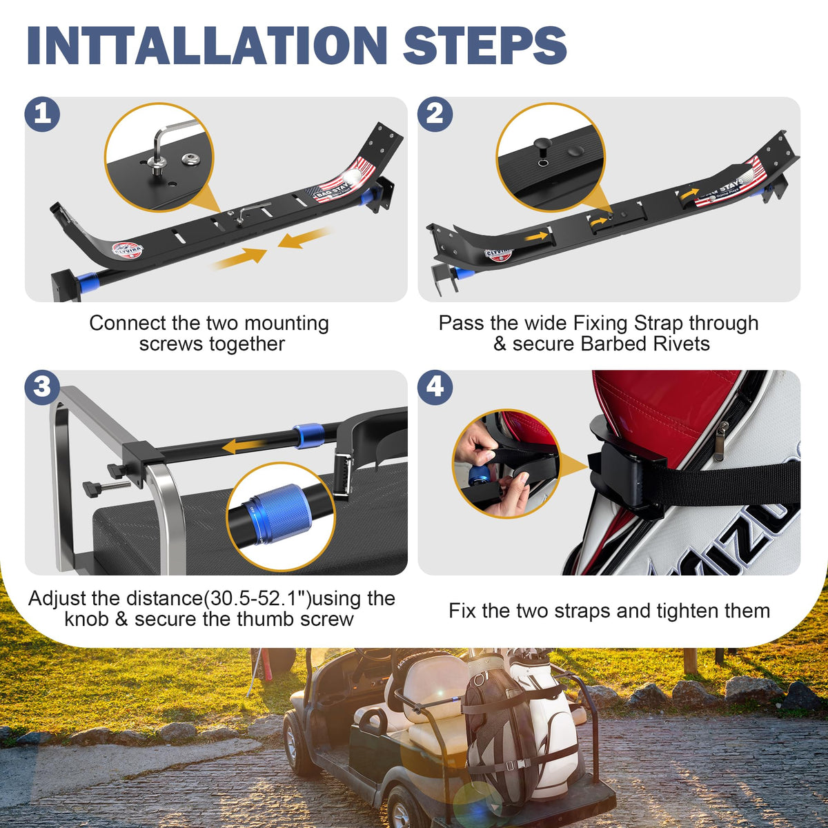 Clyvira handrail protection with bag holder bracket on cart